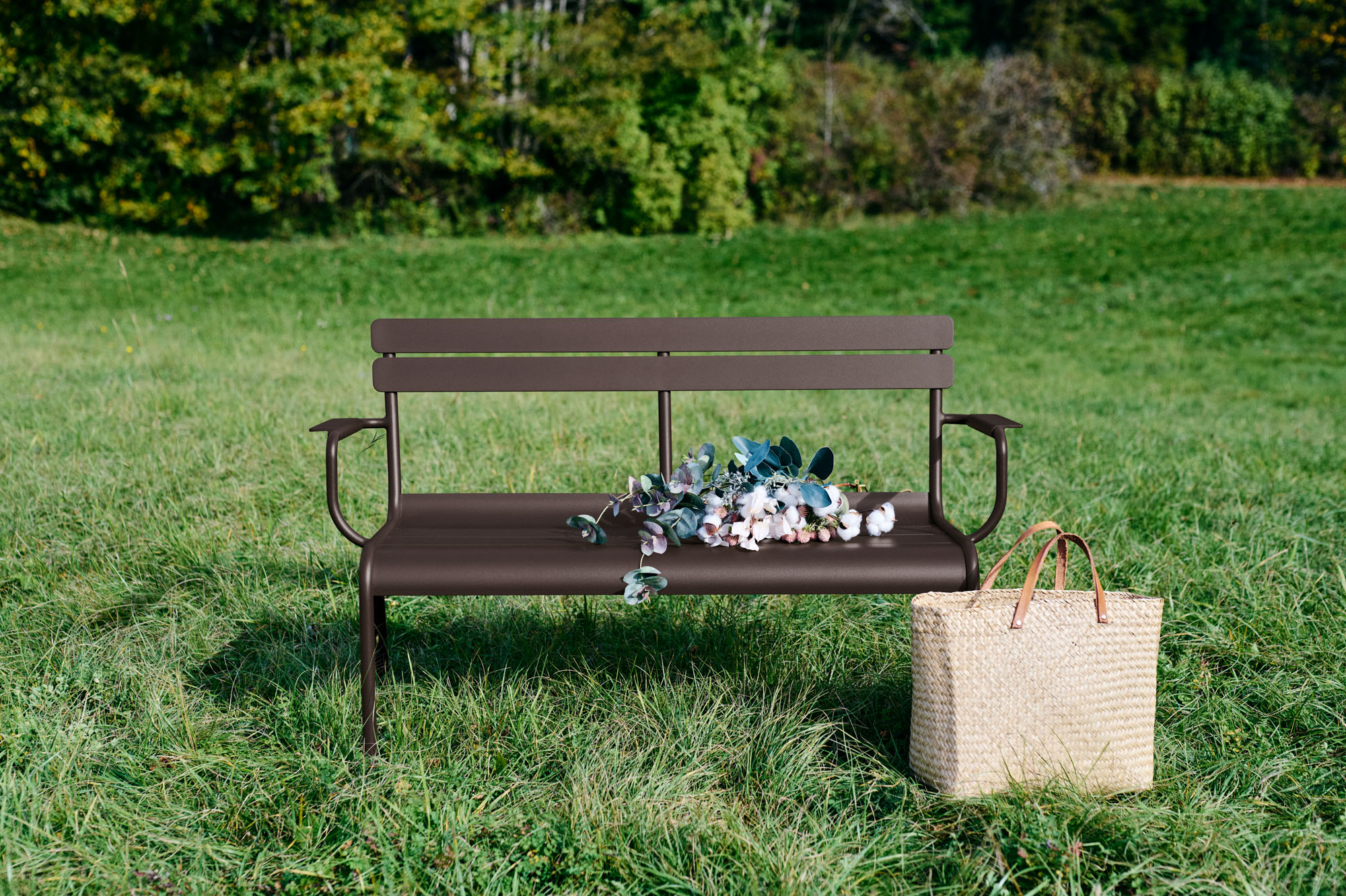 Fermob Luxembourg Bank met armleuningen - Afbeelding 2