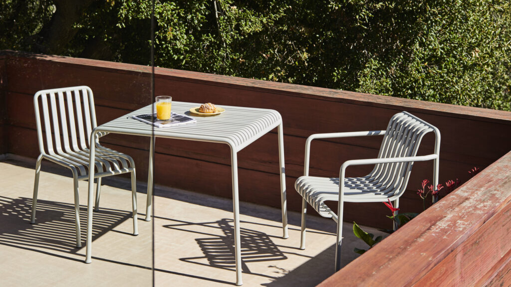 HAY Palissade Dining Armchair hot galvanised steel - Afbeelding 5