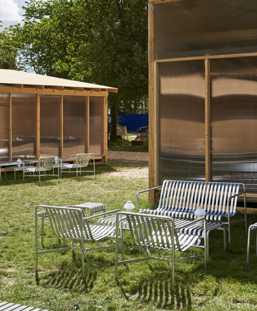 Hay Palissade Lounge Sofa, hot galvanised steel - Afbeelding 4