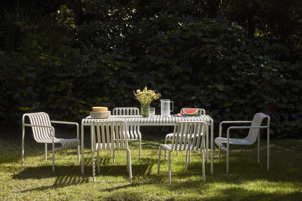 HAY Palissade Table 90 x 170, hot galvanised steel - Afbeelding 4