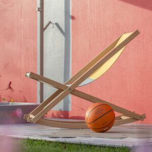 Weltevree Beachrocker Schommelstoel (geel/groen)