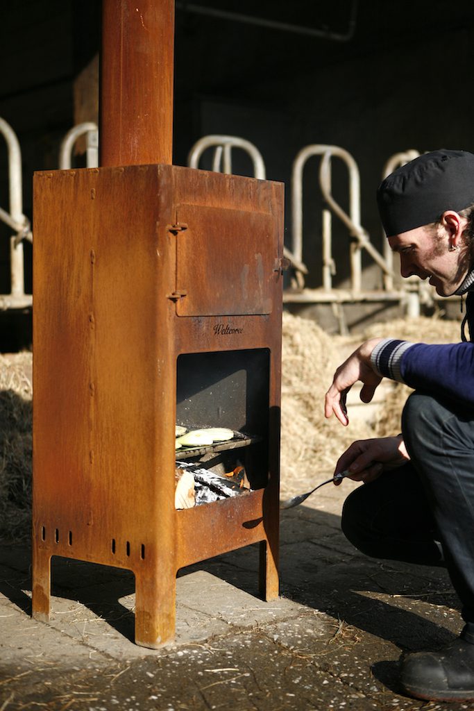 Weltevree Outdooroven pizzaoven oven cortenstaal