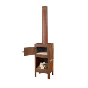 Weltevree Outdooroven pizzaoven oven cortenstaal