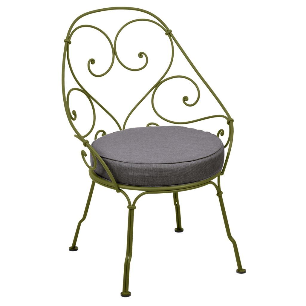 Fermob 1900 Cabriolet Armstoel incl. zitkussen