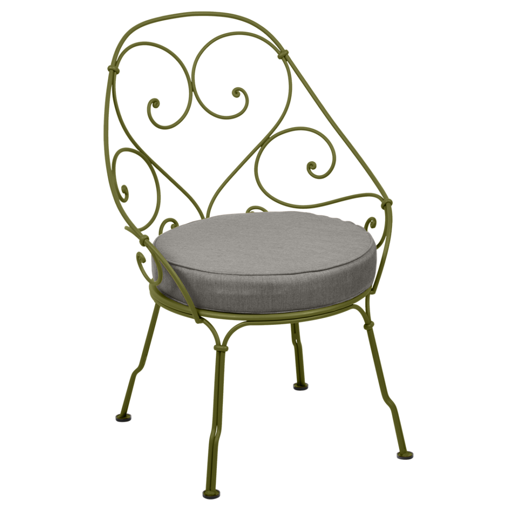 Fermob 1900 Cabriolet Armstoel incl. zitkussen