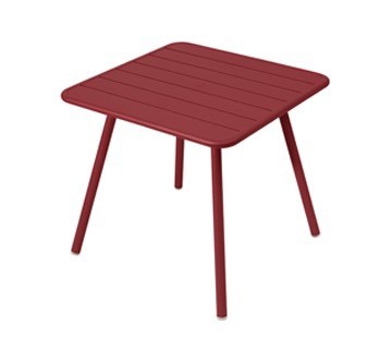 Fermob Luxembourg Tafel 80x80 (met vier poten)