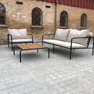 Houe Avon Coffee Table, Thermo Ash 81x81