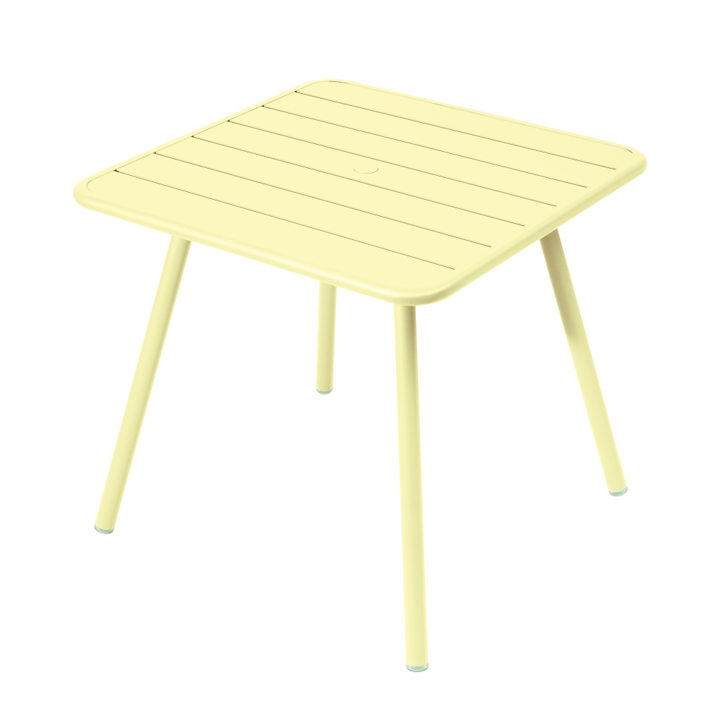 Fermob Luxembourg Tafel 80x80 (met vier poten)