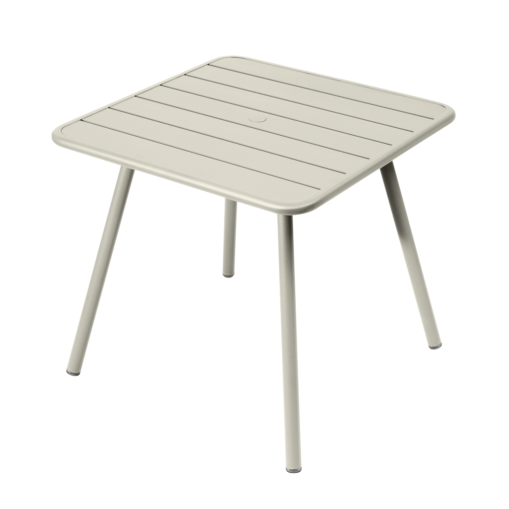 Fermob Luxembourg Tafel 80x80 (met vier poten)