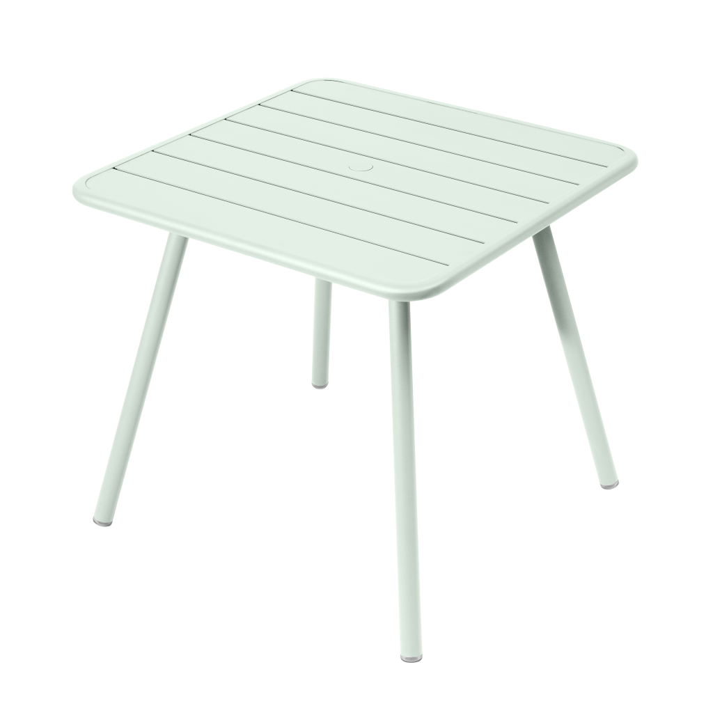 Fermob Luxembourg Tafel 80x80 (met vier poten)