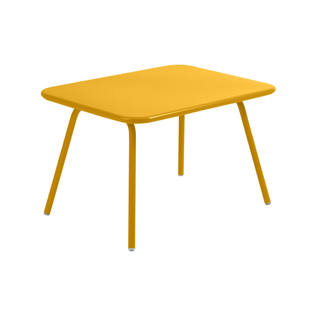 Fermob Luxembourg tafel kids kindertafel miel honey geel