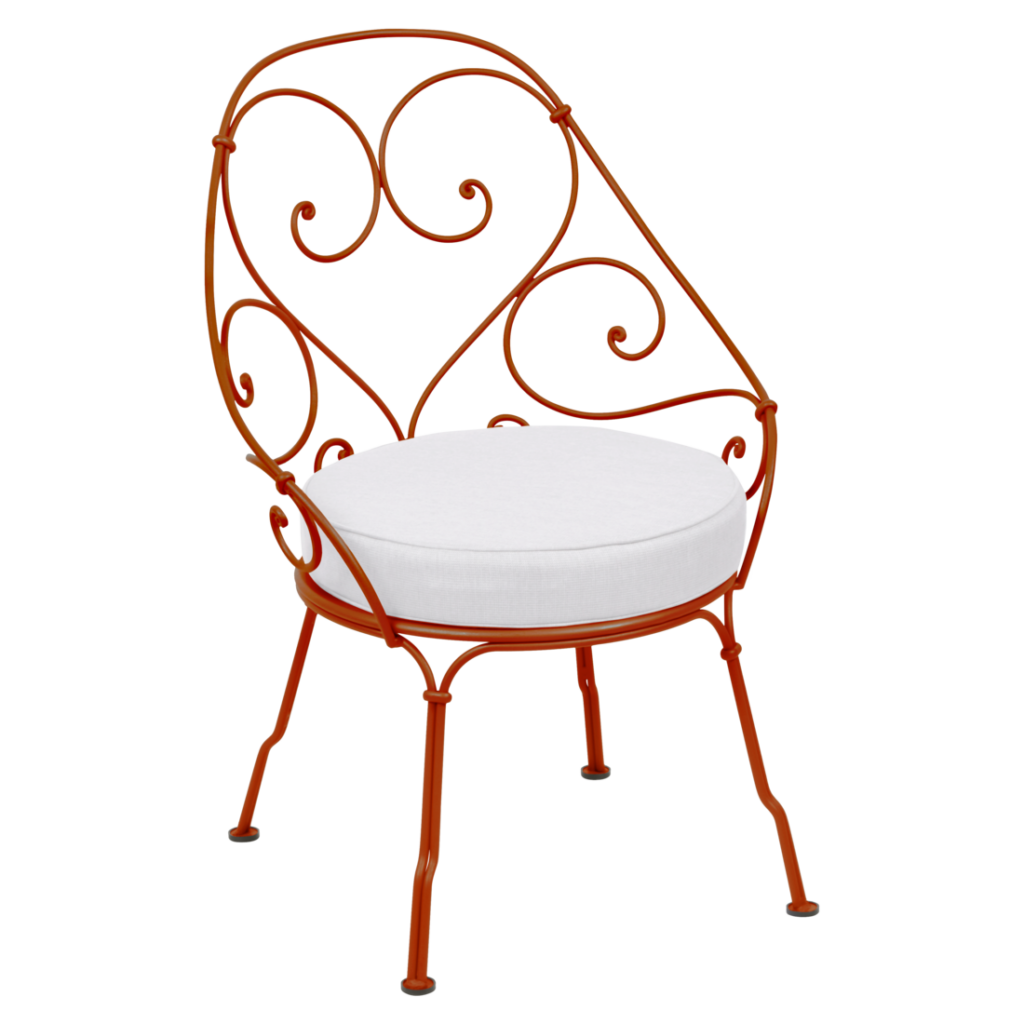 Fermob 1900 Cabriolet Armstoel incl. zitkussen