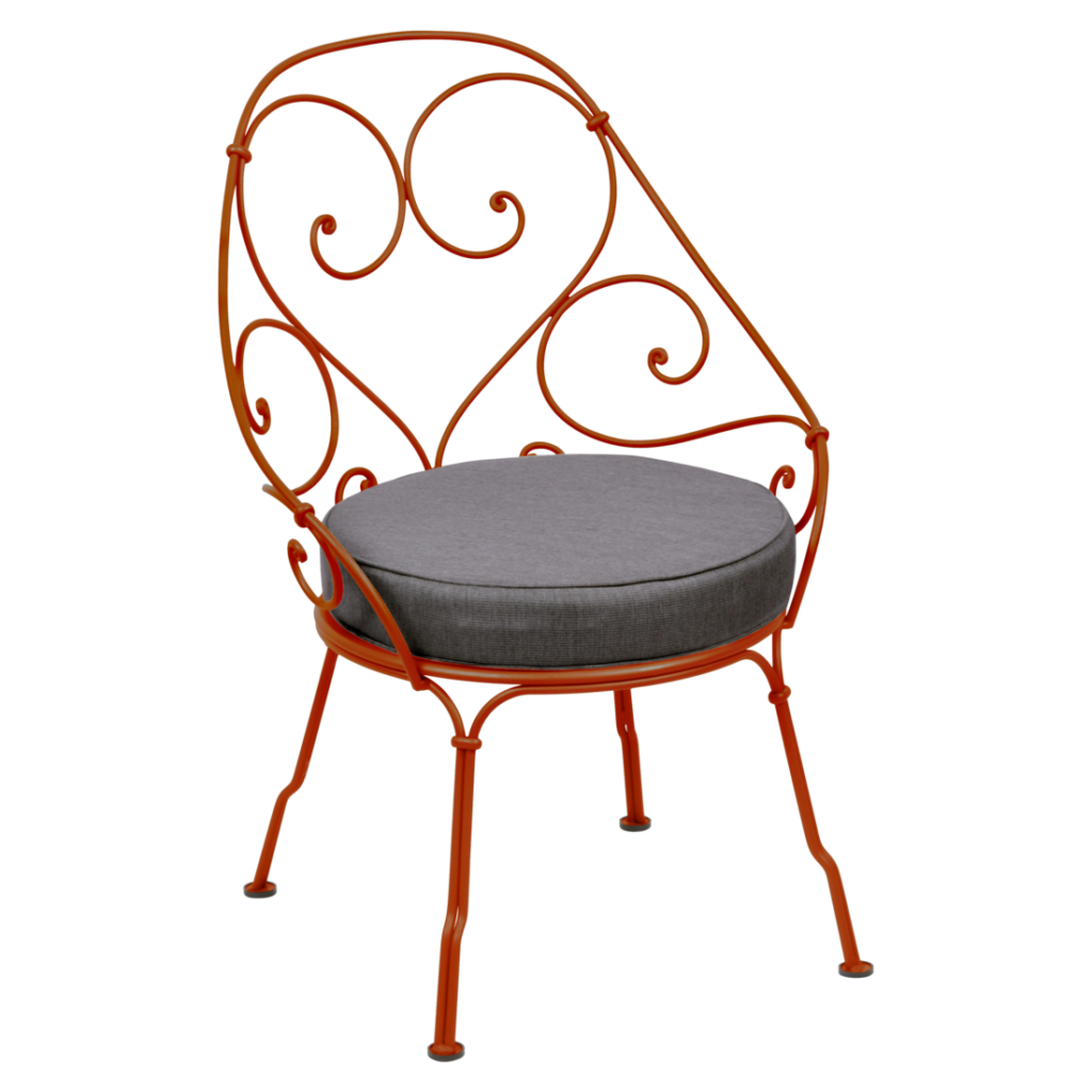 Fermob 1900 Cabriolet Armstoel incl. zitkussen