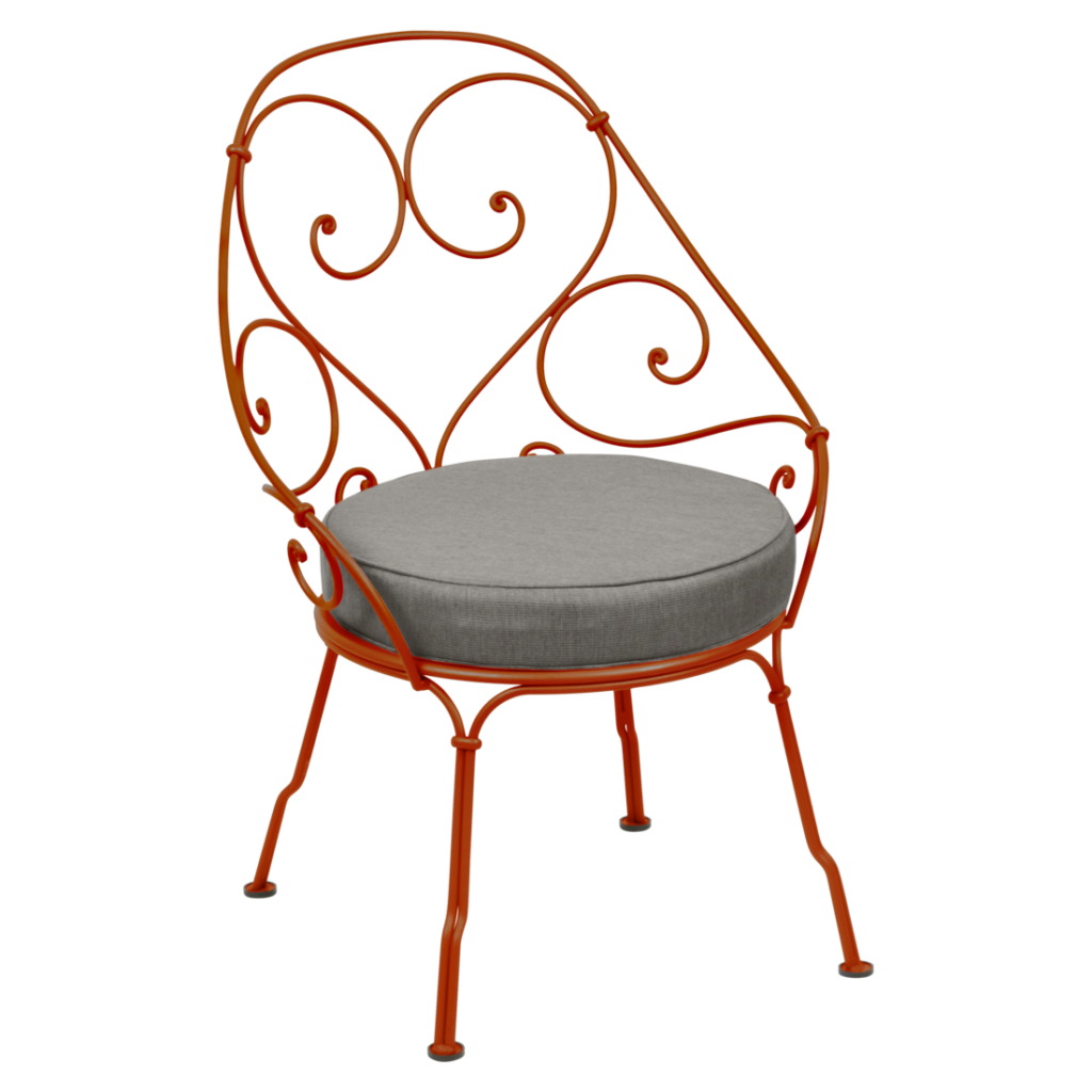 Fermob 1900 Cabriolet Armstoel incl. zitkussen