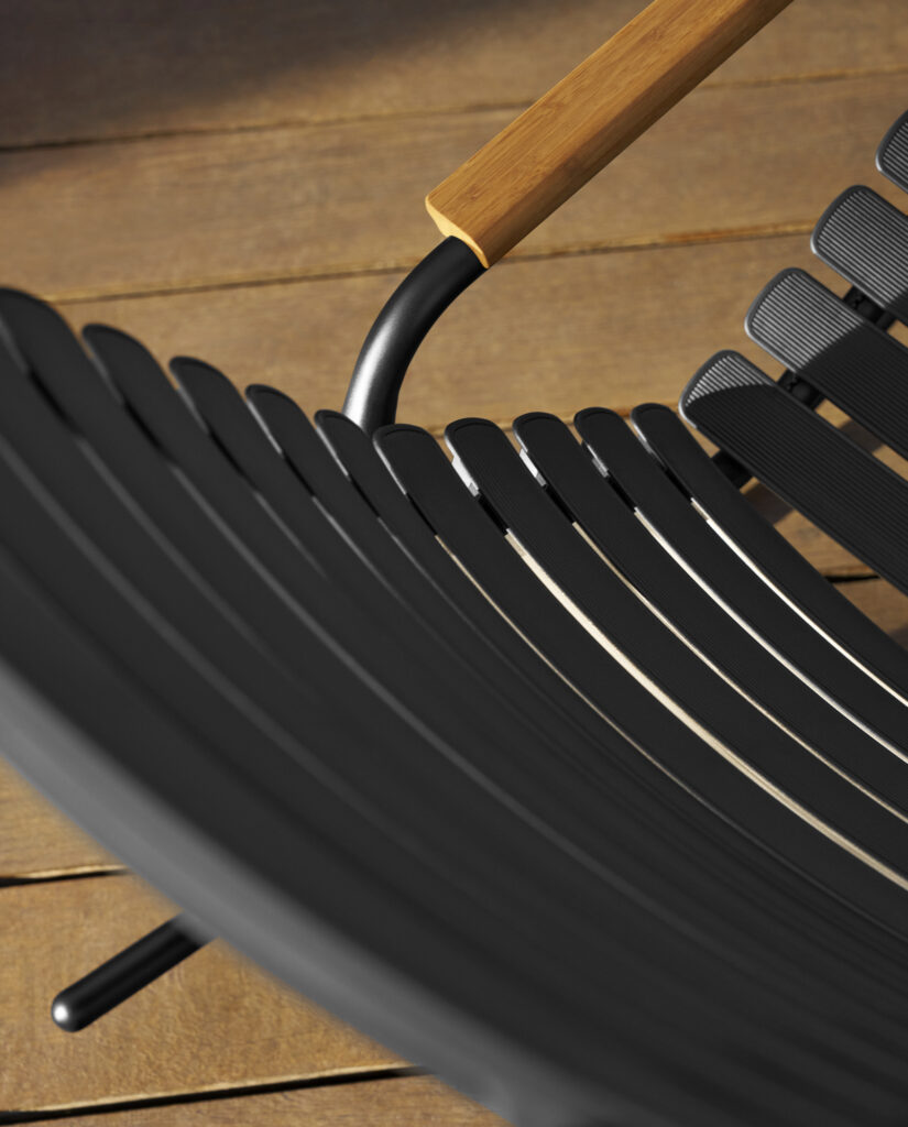 Houe ReClips Schommelstoel Bamboe armliggers - Afbeelding 8