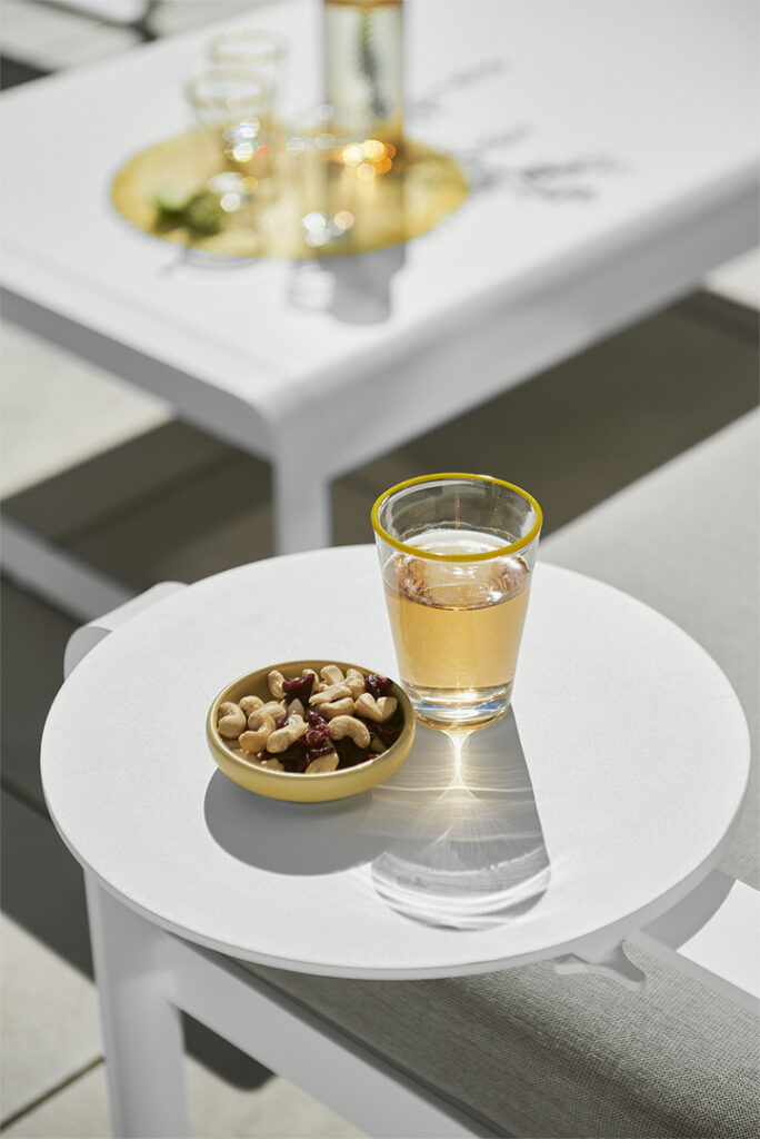 Fermob Bellevie Rond Tafeltje voor op (platte) armsteun - Afbeelding 3