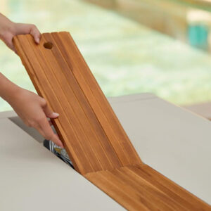 Fermob Bellevie Tafel 196x90 met opslagruimte